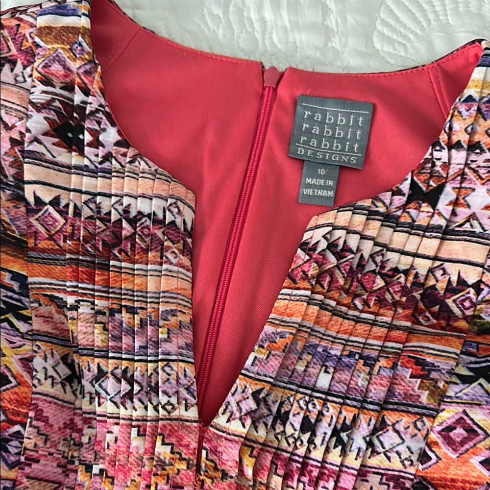 Rabbit Rabbit Rabbit Multicolor Patterned Dress - Picture 2 of 3